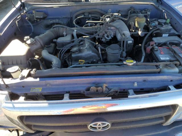 4TASM92N9YZ609441 - 2000 TOYOTA TACOMA XTRACAB PRERUNNER ლურჯი ფოტო 11