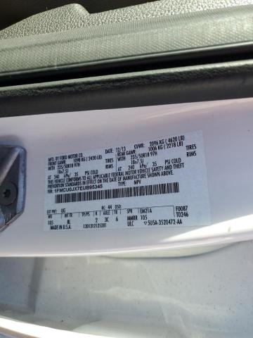 1FMCU0JX7EUB95345 - 2014 FORD ESCAPE TITANIUM WHITE photo 14