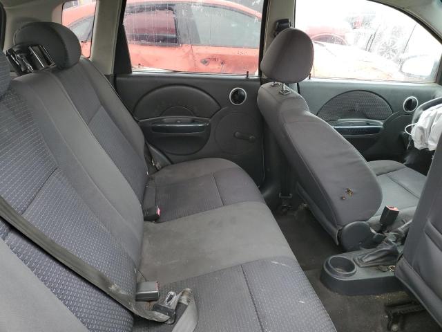 KL1TD66667B762609 - 2007 CHEVROLET AVEO BASE SILVER photo 10