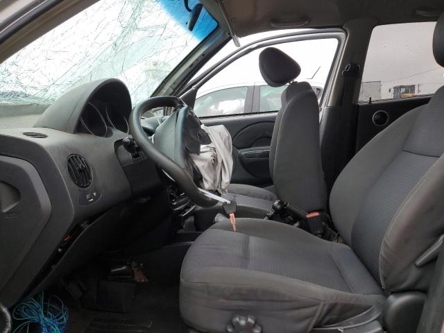 KL1TD66667B762609 - 2007 CHEVROLET AVEO BASE SILVER photo 7