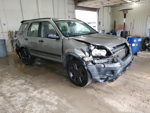 JHLRD68565C016520 - 2005 HONDA CR-V LX SILVER photo 4