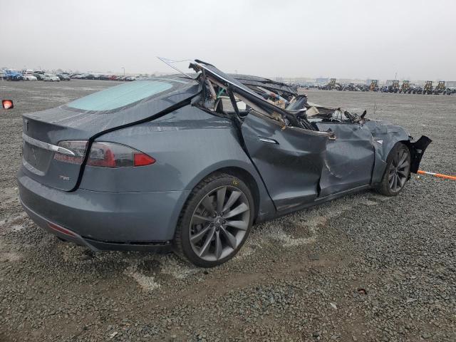5YJSA1CPXCFP01610 - 2012 TESLA MODEL S GRAY photo 3