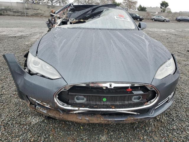 5YJSA1CPXCFP01610 - 2012 TESLA MODEL S GRAY photo 5