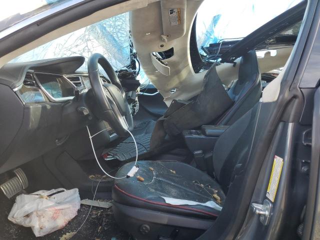 5YJSA1CPXCFP01610 - 2012 TESLA MODEL S GRAY photo 7