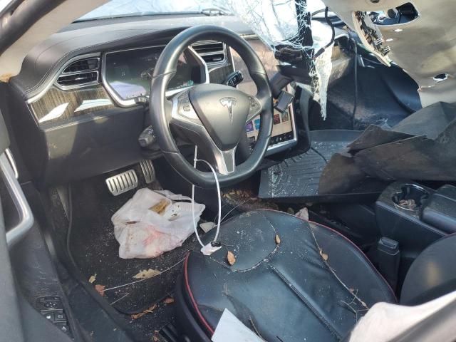 5YJSA1CPXCFP01610 - 2012 TESLA MODEL S GRAY photo 8