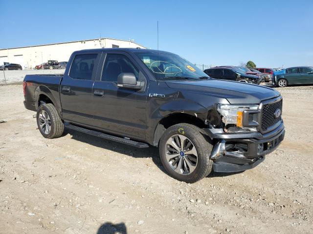 1FTEW1EP9KKC11138 - 2019 FORD F150 SUPERCREW GRAY photo 4