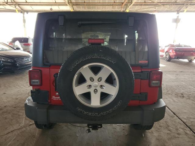 1J4AA2D11BL558452 - 2011 JEEP WRANGLER SPORT RED photo 6