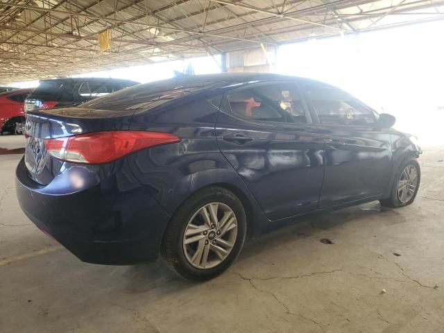 5NPDH4AEXCH137675 - 2012 HYUNDAI ELANTRA GLS BLUE photo 3