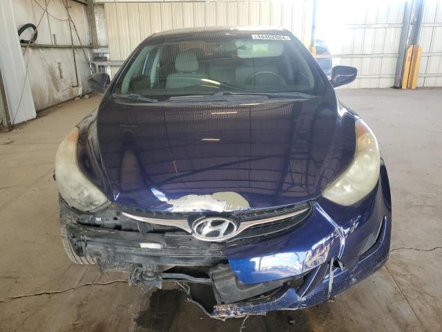 5NPDH4AEXCH137675 - 2012 HYUNDAI ELANTRA GLS BLUE photo 5