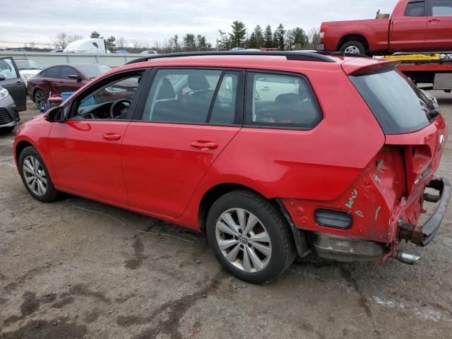 3VW017AU4HM545003 - 2017 VOLKSWAGEN GOLF SPORT S RED photo 2