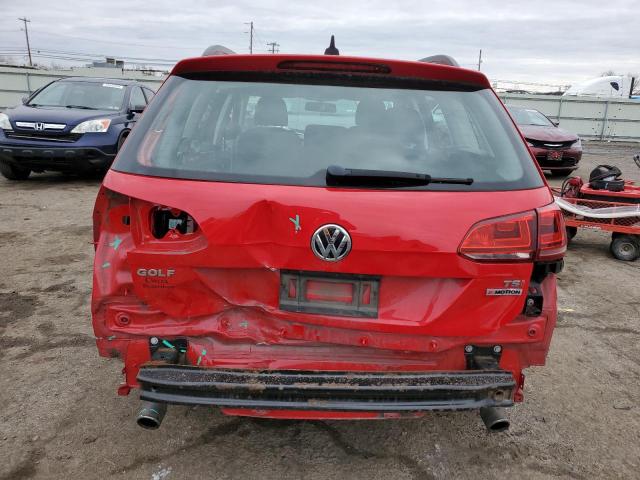 3VW017AU4HM545003 - 2017 VOLKSWAGEN GOLF SPORT S RED photo 6