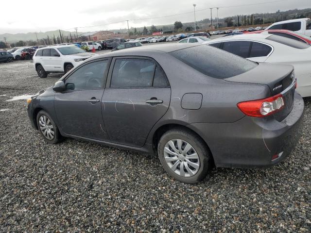 5YFBU4EE7CP052406 - 2012 TOYOTA COROLLA BASE CHARCOAL photo 2
