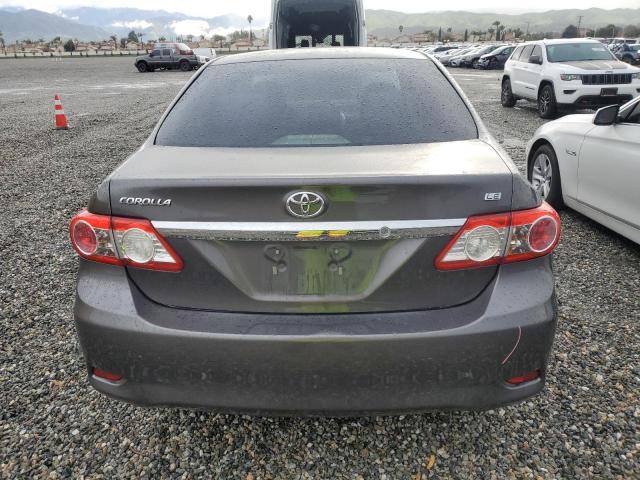 5YFBU4EE7CP052406 - 2012 TOYOTA COROLLA BASE CHARCOAL photo 6