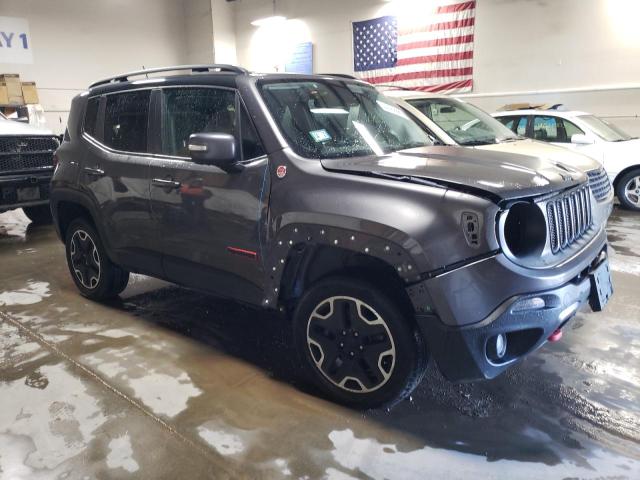 ZACCJBCT7GPD00070 - 2016 JEEP RENEGADE TRAILHAWK GRAY photo 4