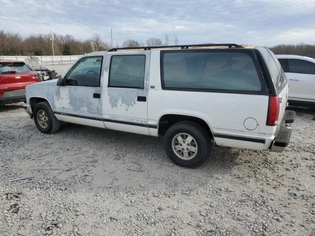 1GNEC16K7NJ308190 - 1992 CHEVROLET SUBURBAN C1500 WHITE photo 2