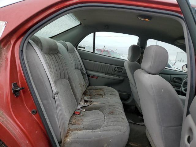 2G4WS52M3W1470999 - 1998 BUICK CENTURY CUSTOM RED photo 10