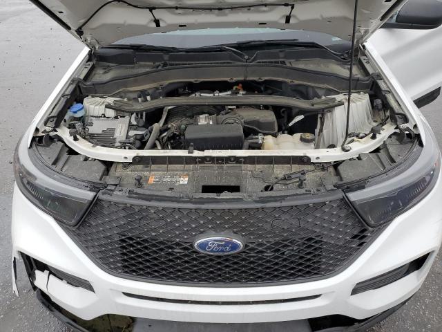 1FM5K8AB5LGC50923 - 2020 FORD EXPLORER POLICE INTERCEPTOR WHITE photo 12