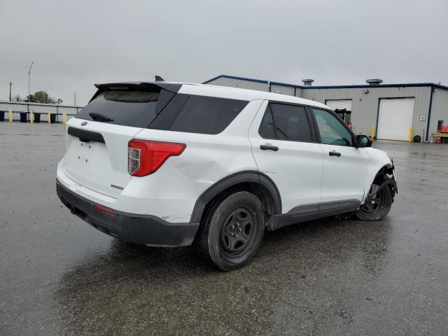 1FM5K8AB5LGC50923 - 2020 FORD EXPLORER POLICE INTERCEPTOR WHITE photo 3