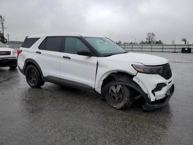 1FM5K8AB5LGC50923 - 2020 FORD EXPLORER POLICE INTERCEPTOR WHITE photo 4