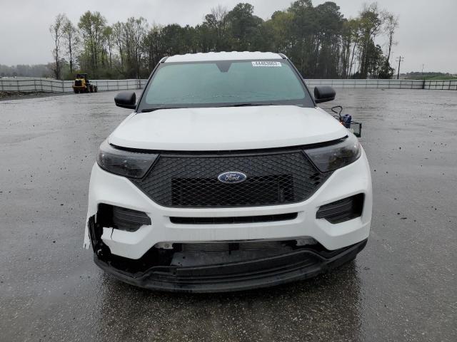 1FM5K8AB5LGC50923 - 2020 FORD EXPLORER POLICE INTERCEPTOR WHITE photo 5