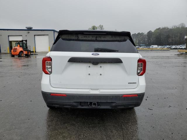 1FM5K8AB5LGC50923 - 2020 FORD EXPLORER POLICE INTERCEPTOR WHITE photo 6