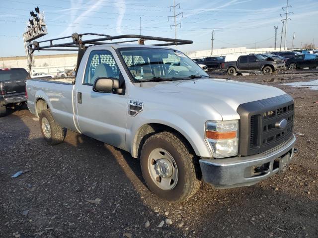 1FTNF20558EB38353 - 2008 FORD F250 SUPER DUTY SILVER photo 4