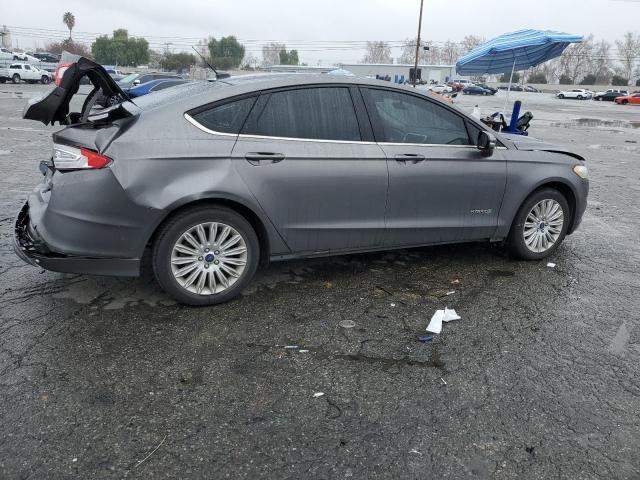 3FA6P0LU6DR296951 - 2013 FORD FUSION SE HYBRID GRAY photo 3