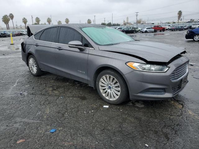 3FA6P0LU6DR296951 - 2013 FORD FUSION SE HYBRID GRAY photo 4