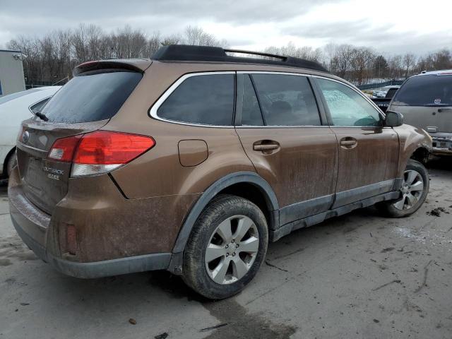 4S4BRBCC3B3311645 - 2011 SUBARU OUTBACK 2.5I PREMIUM BROWN photo 3