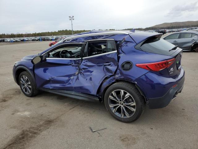 SJKCH5CR3HA032778 - 2017 INFINITI QX30 BASE BLUE photo 2