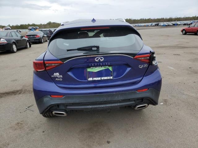 SJKCH5CR3HA032778 - 2017 INFINITI QX30 BASE BLUE photo 6