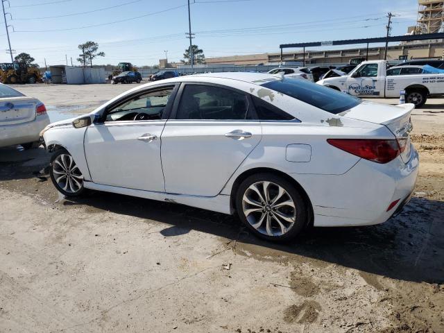 5NPEC4AC1EH841168 - 2014 HYUNDAI SONATA SE WHITE photo 2