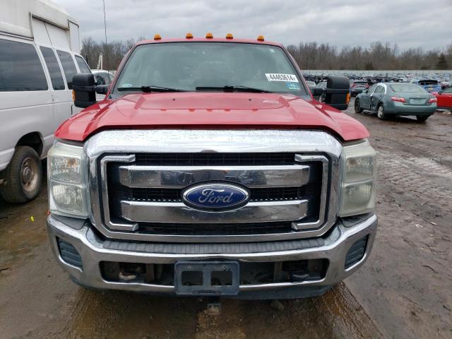 1FT7X2A68BEC70334 - 2011 FORD F250 SUPER DUTY RED photo 5
