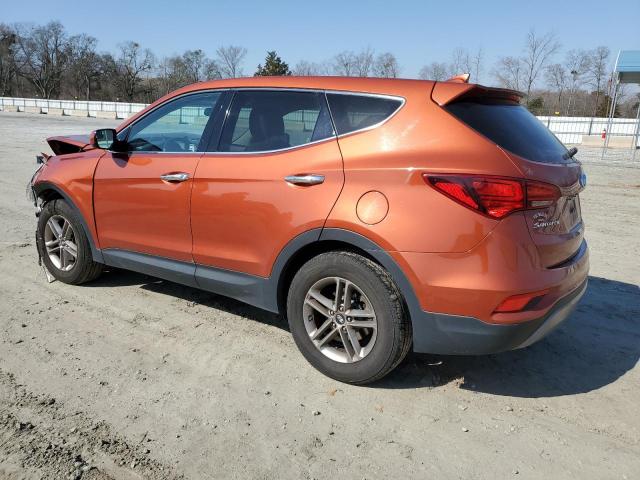 5XYZTDLB8HG457907 - 2017 HYUNDAI SANTA FE S ORANGE photo 2