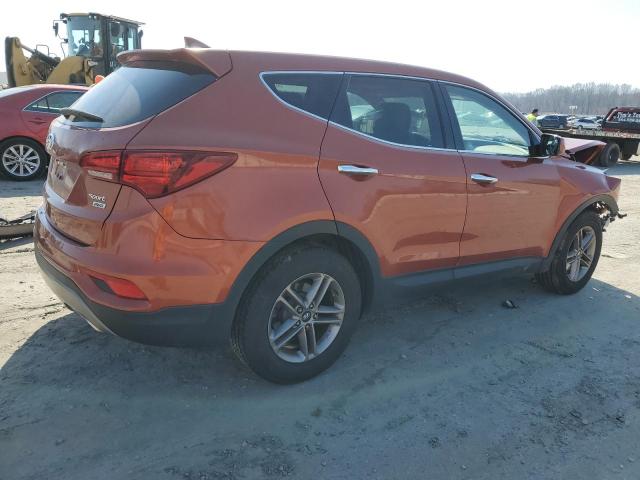 5XYZTDLB8HG457907 - 2017 HYUNDAI SANTA FE S ORANGE photo 3