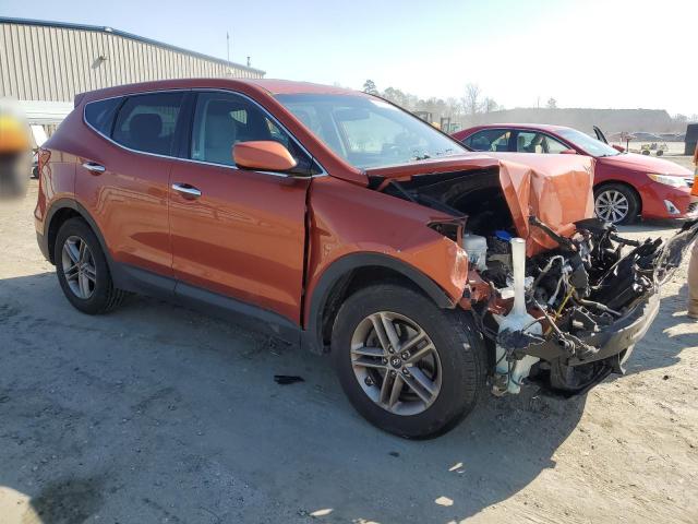 5XYZTDLB8HG457907 - 2017 HYUNDAI SANTA FE S ORANGE photo 4