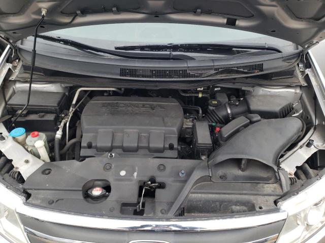 5FNRL5H49CB131839 - 2012 HONDA ODYSSEY EX SILVER photo 12