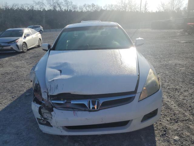 1HGCM66816A046975 - 2006 HONDA ACCORD EX WHITE photo 5