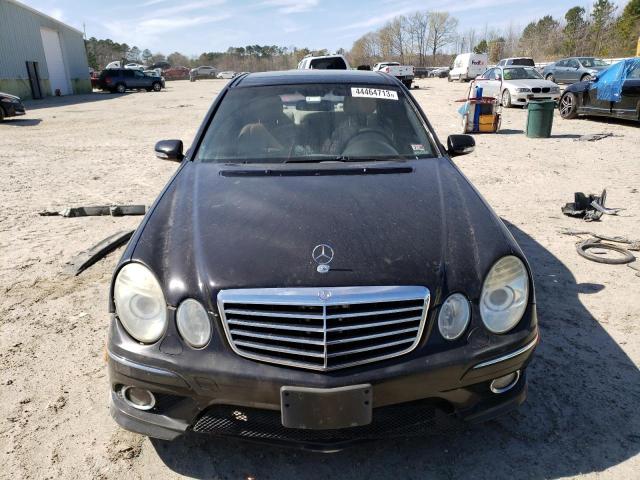 WDBUF56X57B039939 - 2007 MERCEDES-BENZ E 350 BLACK photo 5