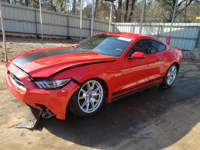 1FA6P8CF9F5361958 - 2015 FORD MUSTANG GT RED photo 1