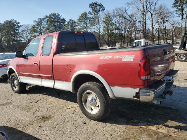 1FTRX18L11NA52572 - 2001 FORD F150 BURGUNDY photo 2