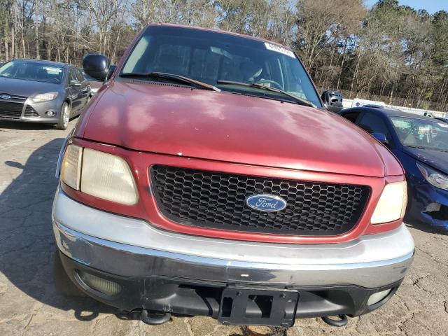 1FTRX18L11NA52572 - 2001 FORD F150 BURGUNDY photo 5