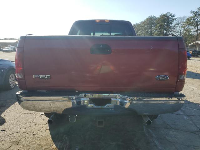 1FTRX18L11NA52572 - 2001 FORD F150 BURGUNDY photo 6