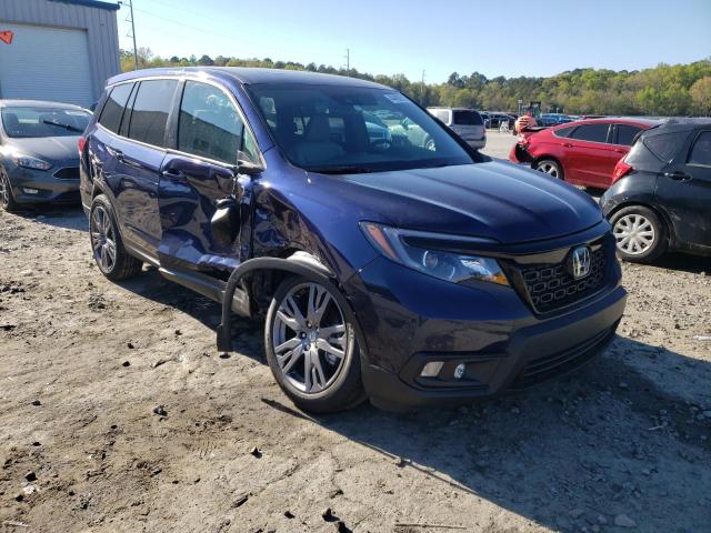 5FNYF7H51MB015978 - 2021 HONDA PASSPORT EXL أزرق صورة 4