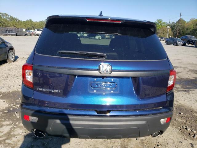 5FNYF7H51MB015978 - 2021 HONDA PASSPORT EXL أزرق صورة 6