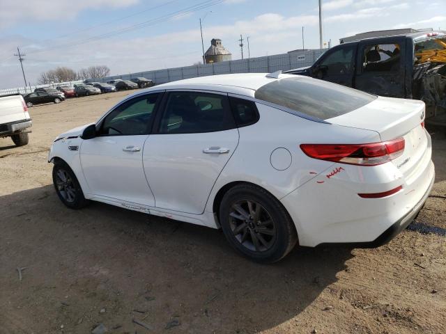 5XXGT4L31LG436703 - 2020 KIA OPTIMA LX WHITE photo 2