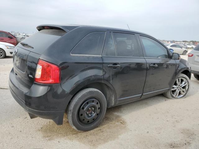 2FMDK3JC6EBA41353 - 2014 FORD EDGE SEL BLACK photo 3