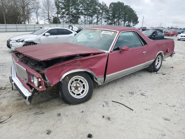 1W80U8D420919 - 1978 CHEVROLET EL CAMINO BURGUNDY photo 1