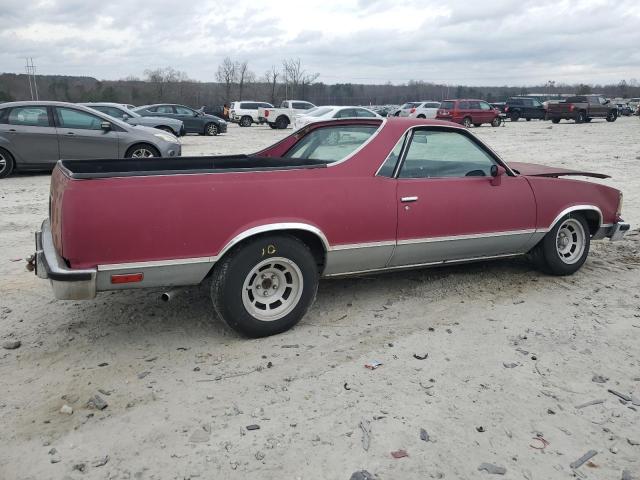 1W80U8D420919 - 1978 CHEVROLET EL CAMINO BURGUNDY photo 3