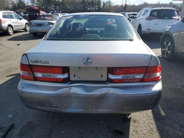 JT8BF28G115108036 - 2001 LEXUS ES 300 SILVER photo 6